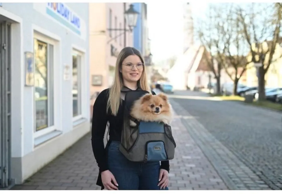 Kerbl Vacation Voortas 31x24x38cm - Grijs/Blauw - afbeelding 4 van 6