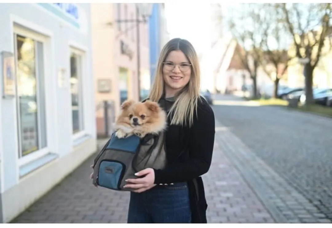 Kerbl Vacation Voortas 31x24x38cm - Grijs/Blauw - afbeelding 6 van 6