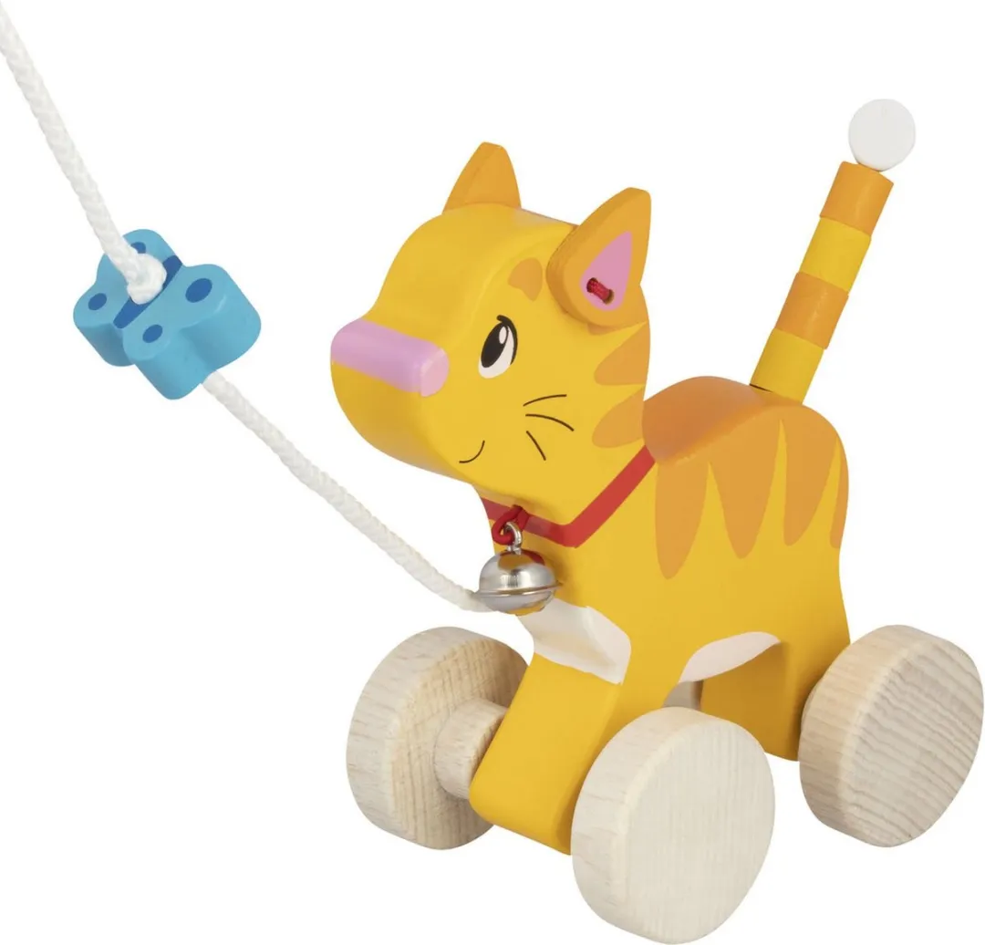Goki Trekdier Kat - Multikleur