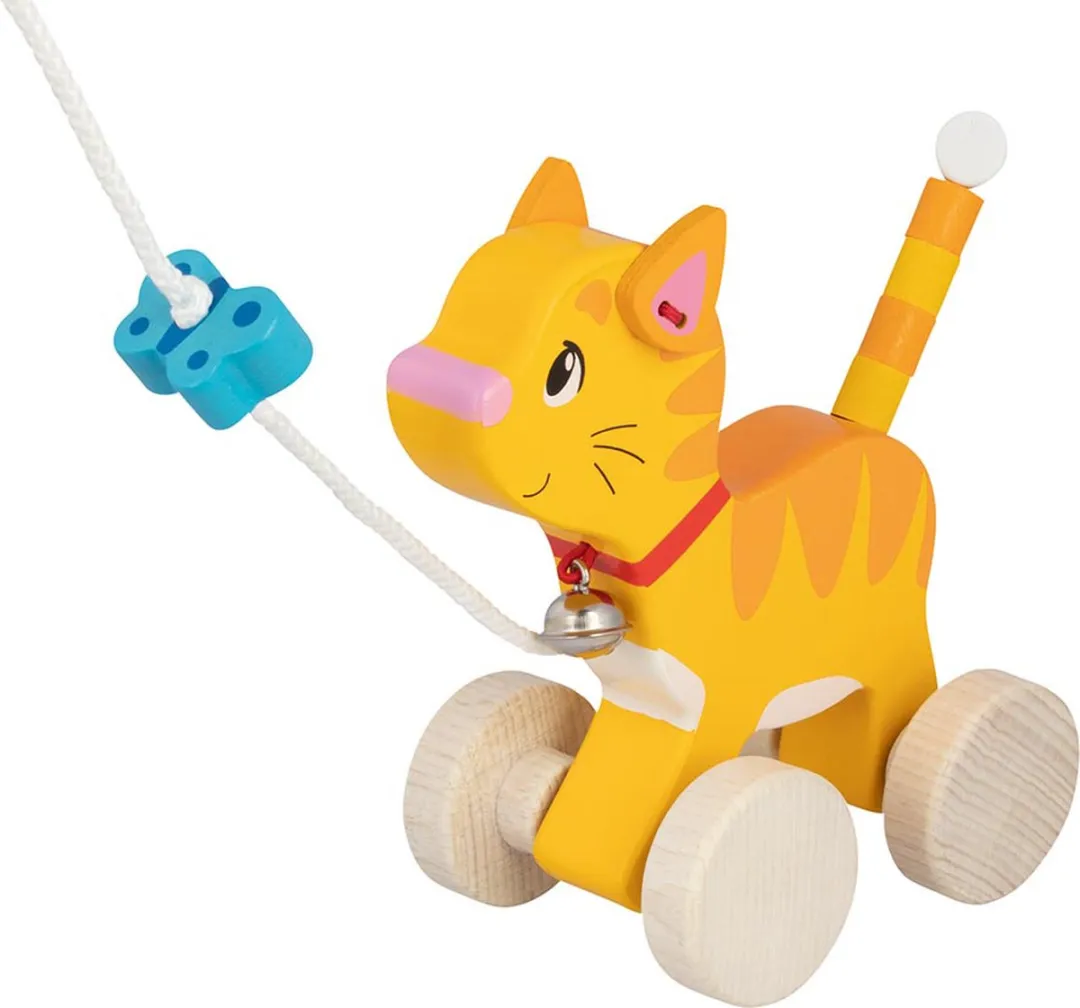 Goki Trekdier Kat - Multikleur