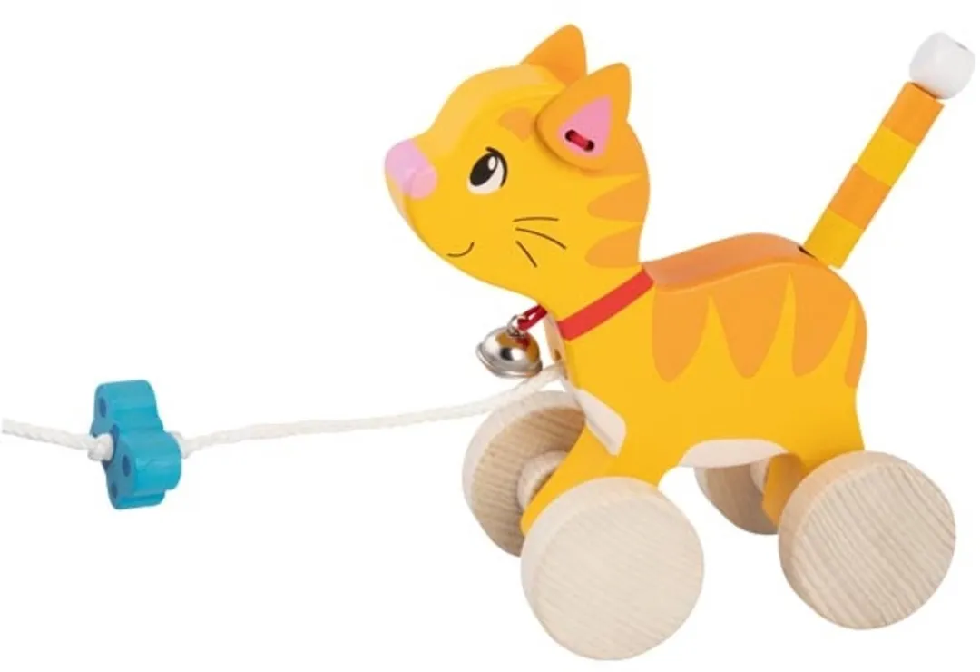 Goki Trekdier Kat - Multikleur