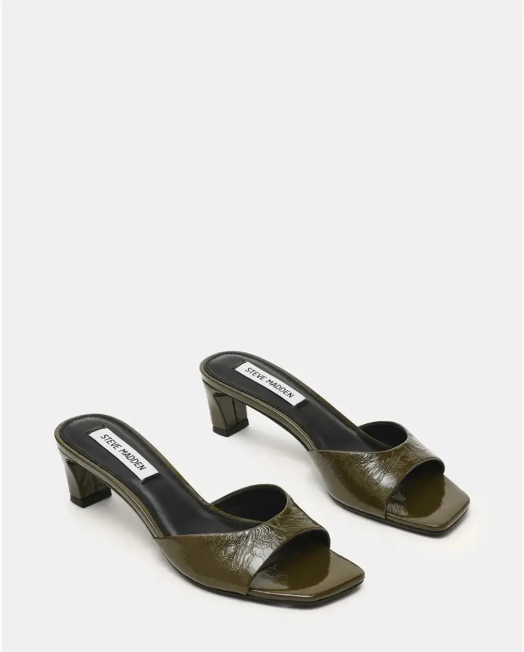 Steve Madden Hints Hoge Hakken - Dk Olijf - 39 - afbeelding 2 van 6