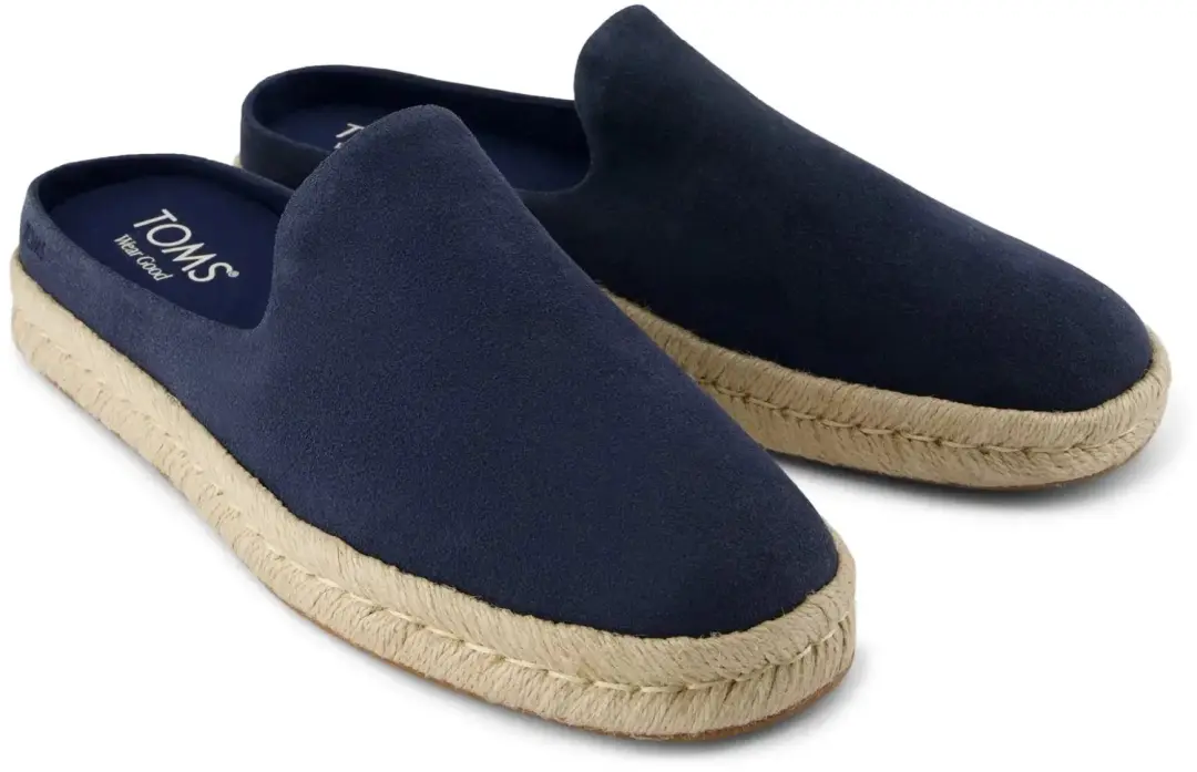 TOMS Espadrilles Santiago Mule - Marine - afbeelding 2 van 2