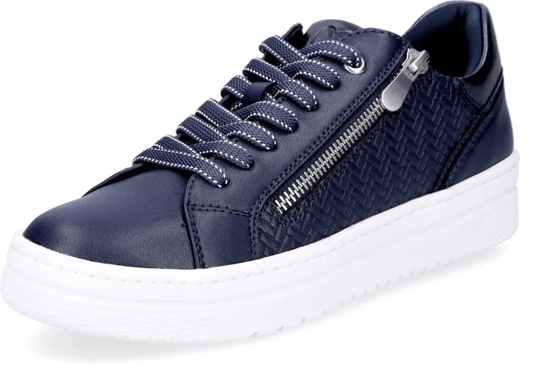 Marco Tozzi dames sneaker marineblauw