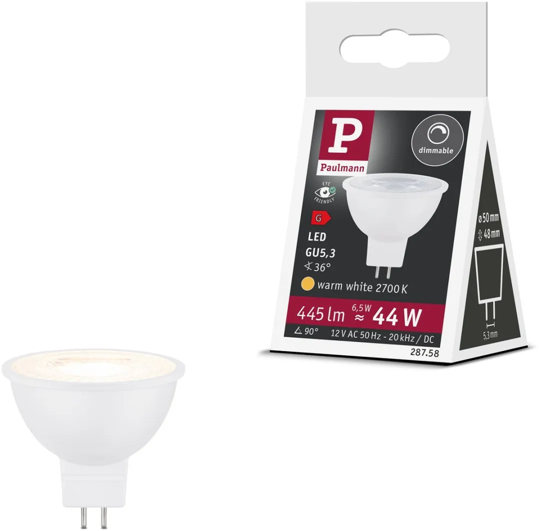 Paulmann LED Reflector GU5.3 6,5W 2700K