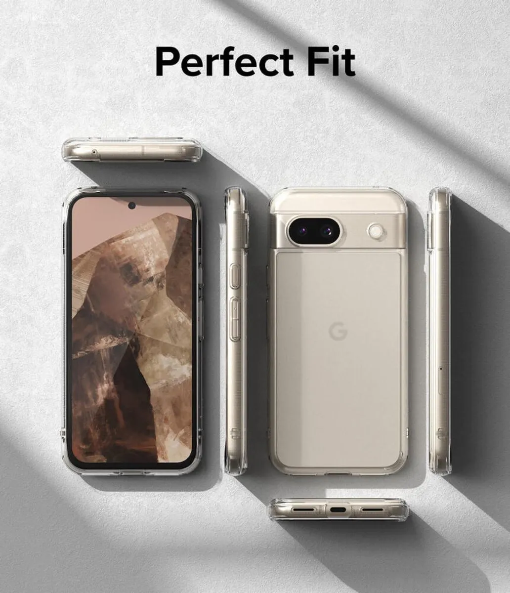 Ringke Fusion Hoesje Pixel 8a - Matte Transparant