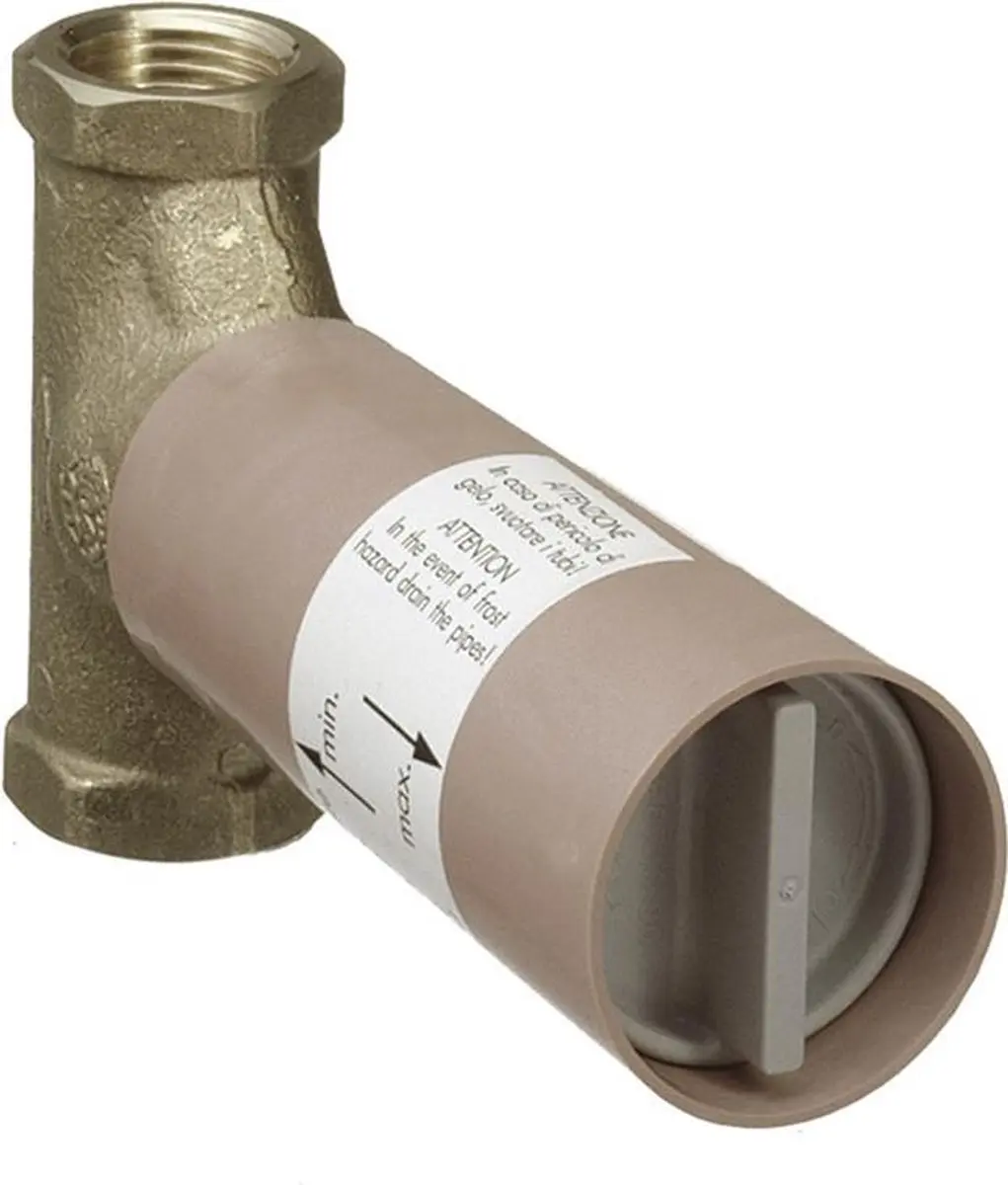 hansgrohe Universeel inbouwdeel stopkraan met spindel dn20 15970180