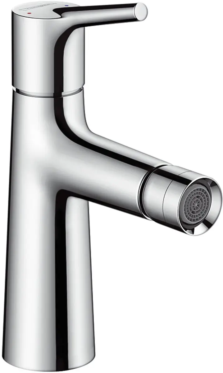 Hansgrohe Talis S 1 gats bidetkraan met waste chroom