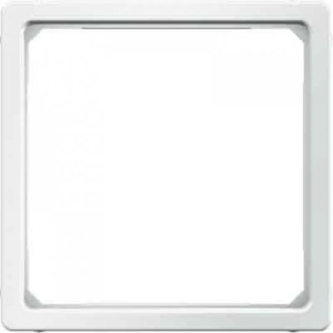 Hager berker Q.1 overgangsafdekplaat, wit adapterring - afbeelding 2 van 2