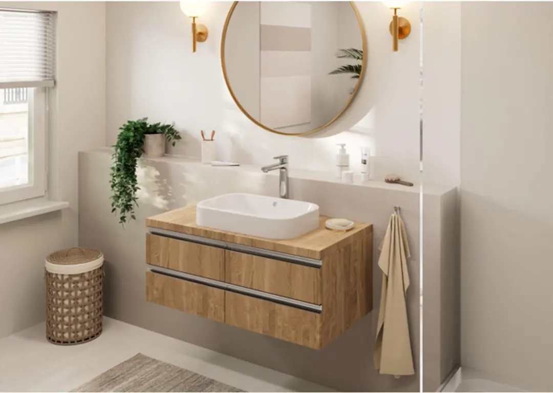 Hansgrohe Vernis Blend Wastafelmengkraan 190 Chroom - afbeelding 3 van 4