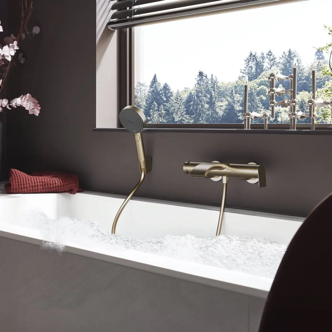 hansgrohe Vivenis 75420140 Badkraan - Geborsteld Brons - afbeelding 2 van 3