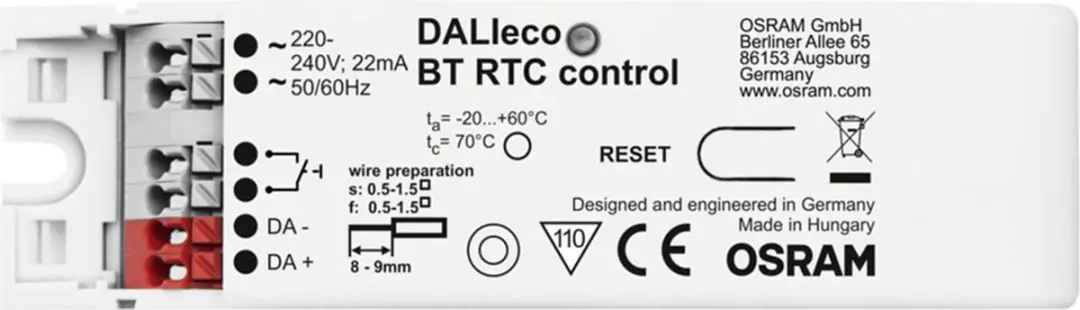 Osram DALIeco BT RTC Afstandsbediening