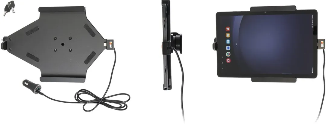 Brodit Samsung Tab A9+ 11 inch USB Signatuurplug - Zwart - afbeelding 2 van 2