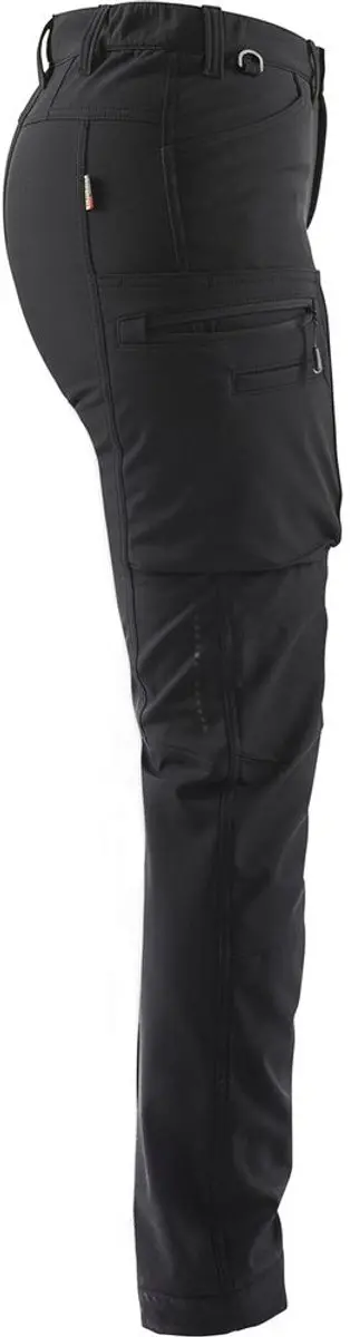 Blåkläder 7177 Dames Softshell Service Werkbroek - Zwart - afbeelding 2 van 4