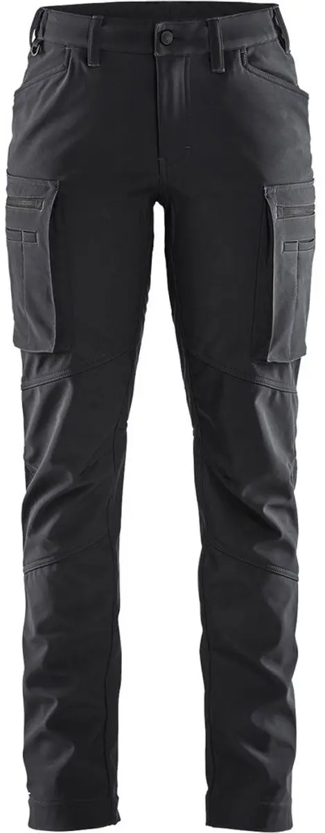 Blåkläder 7177 Dames Softshell Service Werkbroek - Zwart - afbeelding 4 van 4