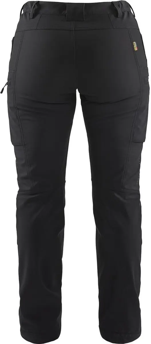 Blåkläder 7177 Dames Softshell Service Werkbroek - Zwart - afbeelding 3 van 4