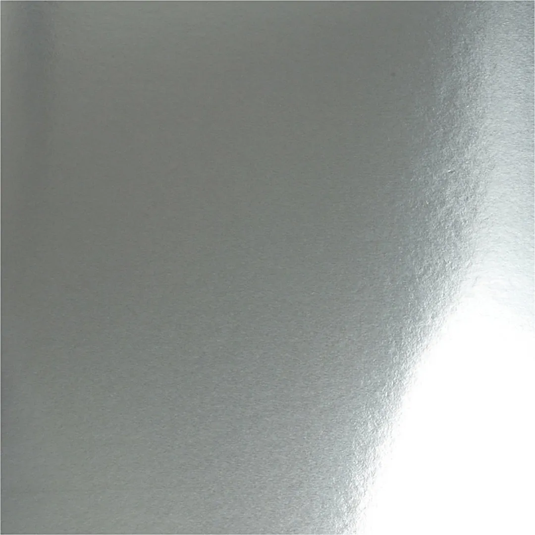 Creativ Company Metallic Foliekarton A4 - 10 Vel Zilver