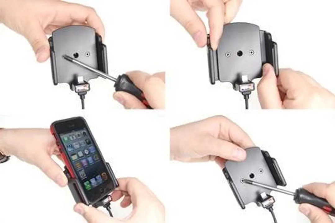 Brodit B62-72mm/D6-10mm Active Holder iPhone 5/5C/5S - Zwart