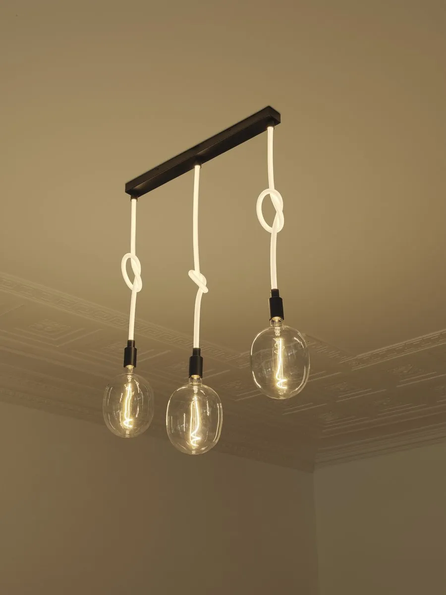 Osram Decor Glow Hanglamp LINEAIR 3xE27 - 28W 1400lm - Zwart - afbeelding 6 van 6