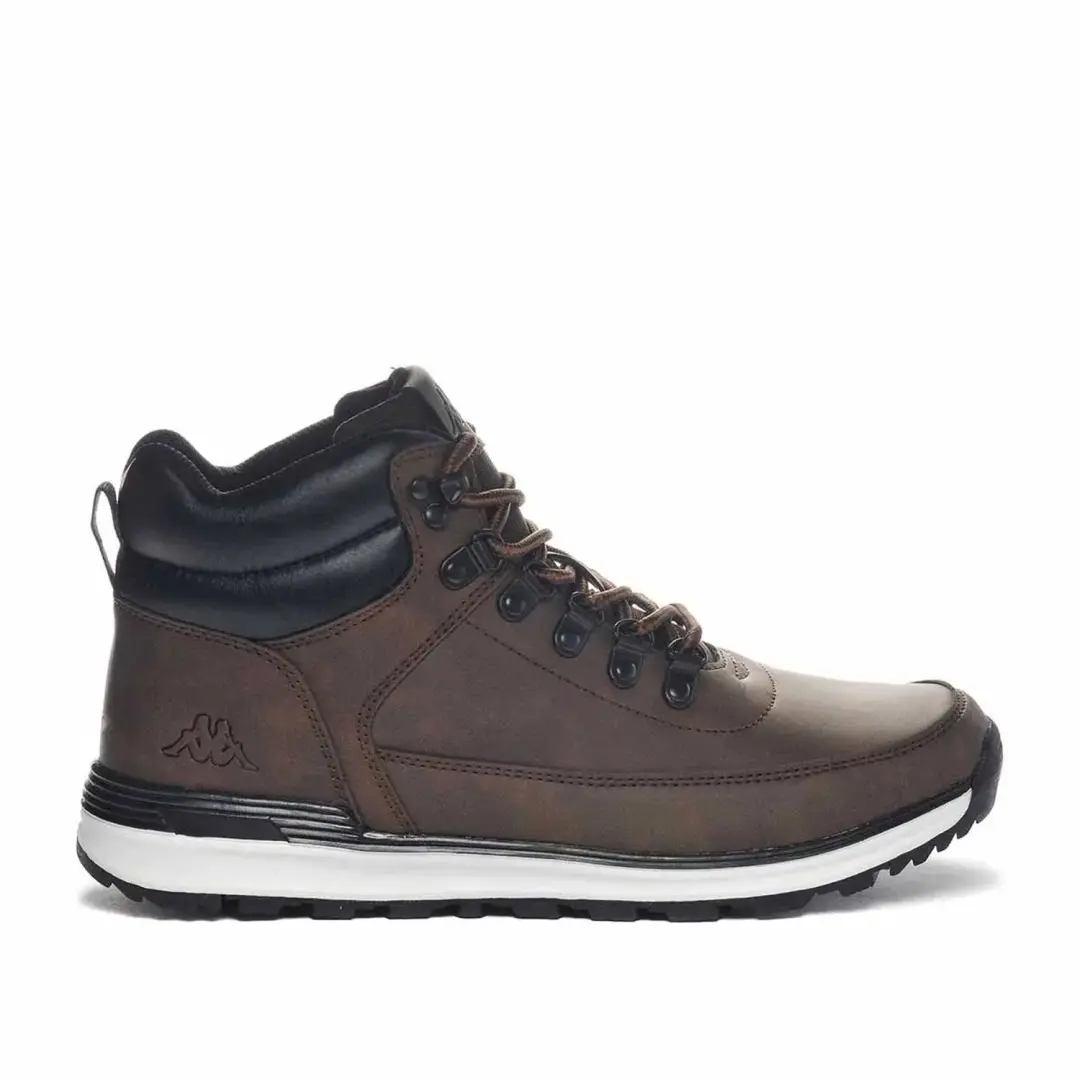Kappa Logo Monsi Mid Sneakers - Bruin/Zwart - afbeelding 2 van 4