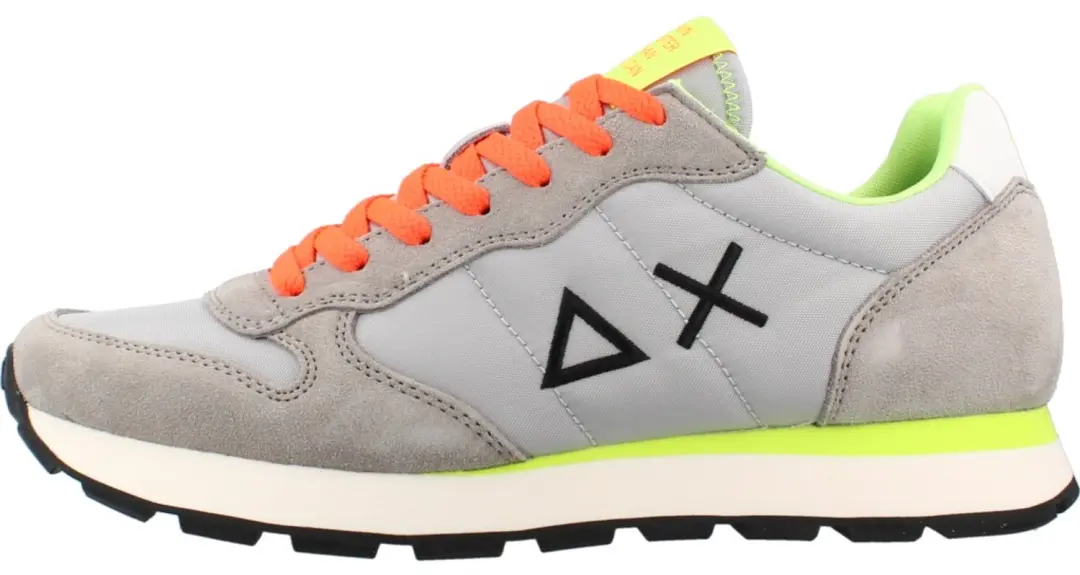 Sun68 Sneaker Tom Fluo Grigio Chiaro - Maat 40 - Heren - Basket - afbeelding 2 van 6
