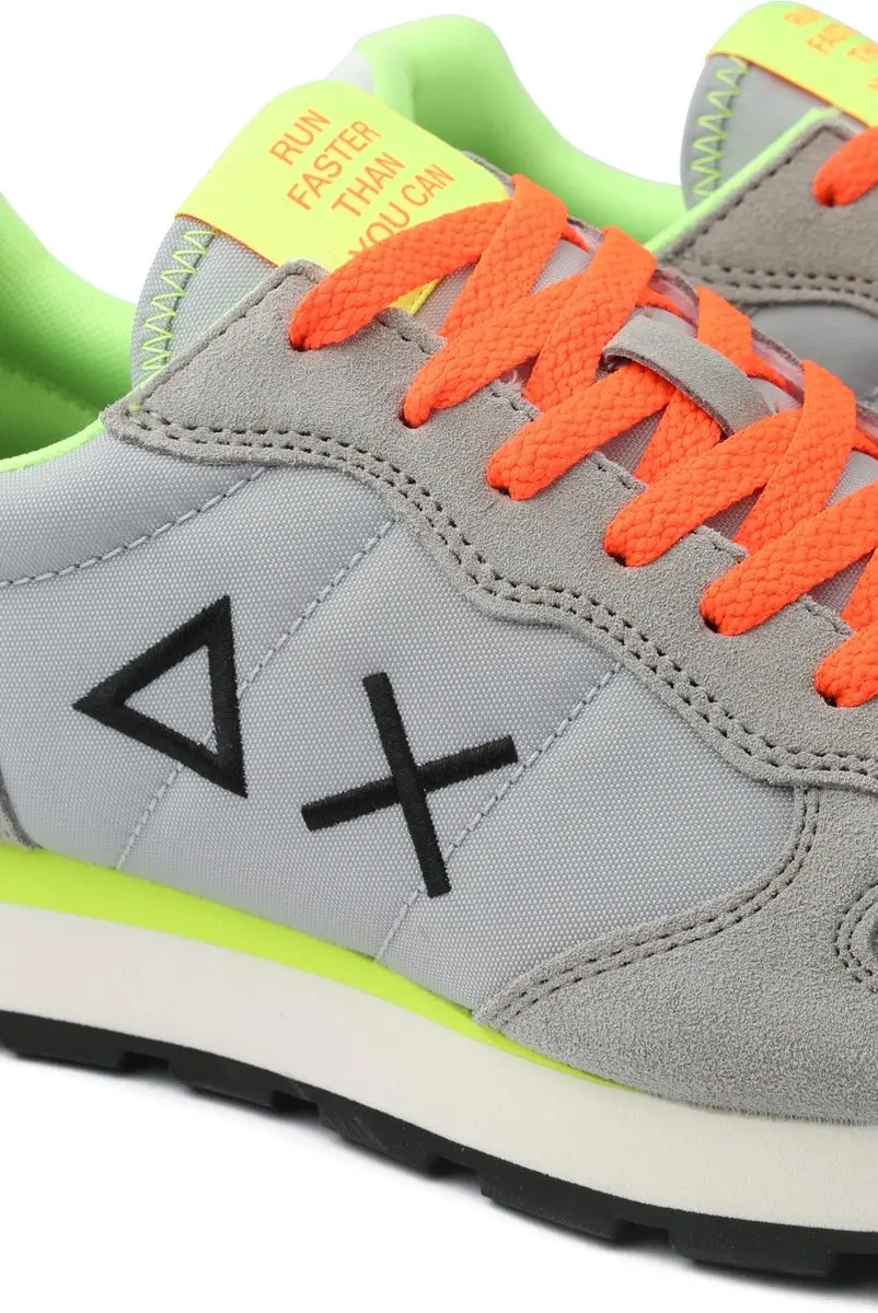 Sun68 Sneaker Tom Fluo Grigio Chiaro - Maat 40 - Heren - Basket - afbeelding 6 van 6
