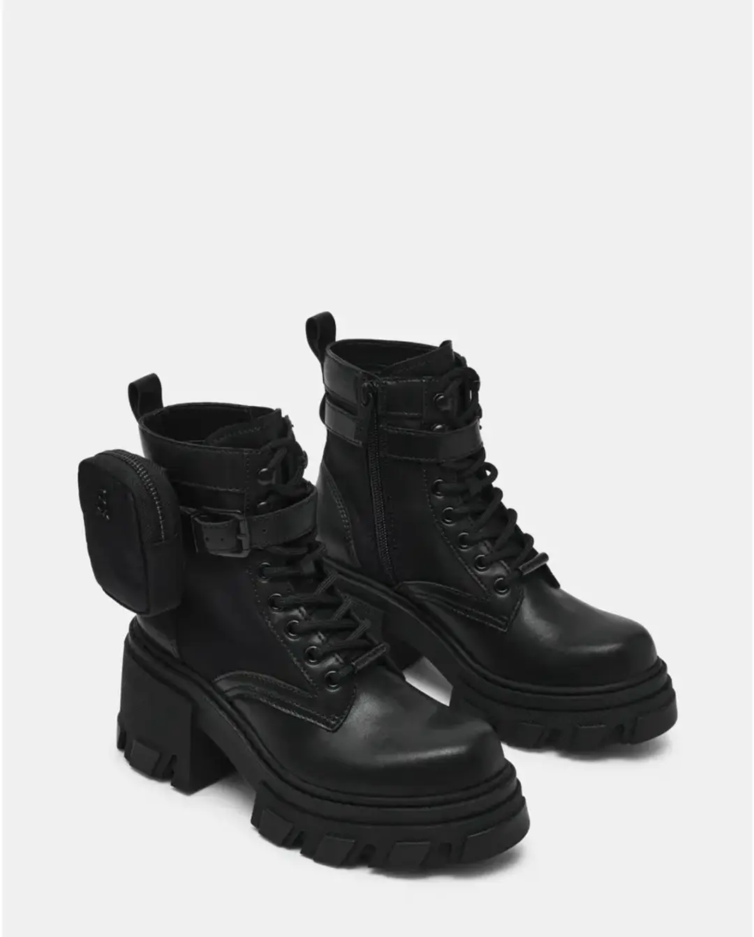 Steve Madden Barracks Dameslaarzen - Zwart - afbeelding 2 van 4