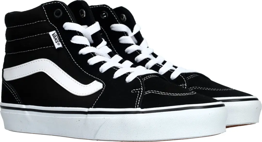VANS WM Filmore Hi (SUEDE - CANVAS)BLACK - WHITE - Sneakers - Unisex - afbeelding 4 van 6