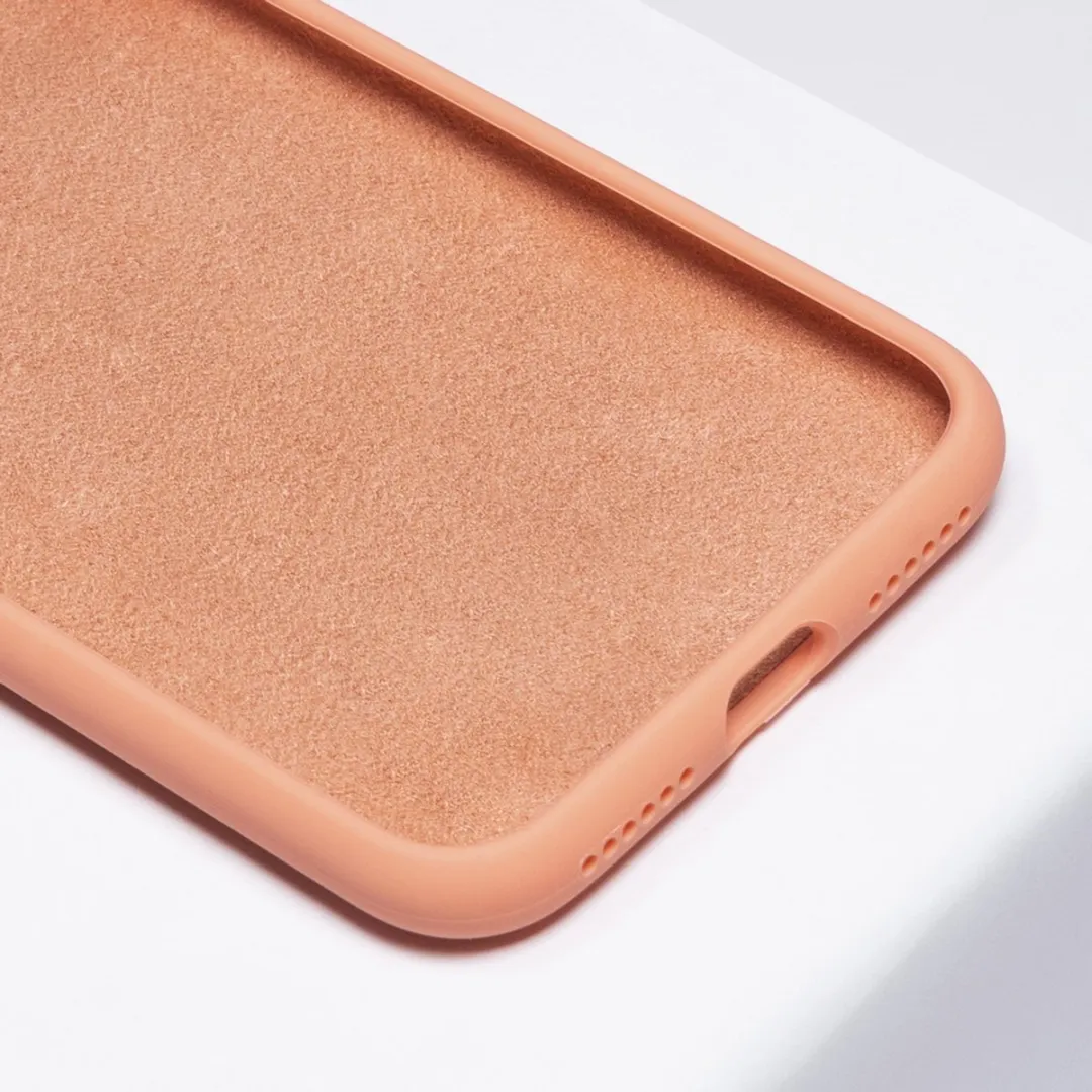 BMAX Siliconen Hoesje iPhone SE 2020 - Oranje - BMAX93258