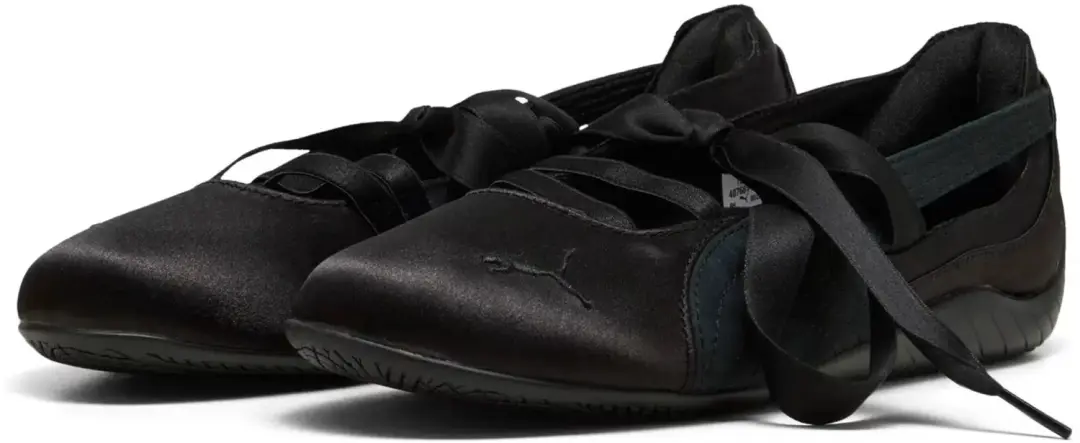 PUMA Speedcat Ballet Dames Ballerina's - Zwart - 37 - afbeelding 2 van 2