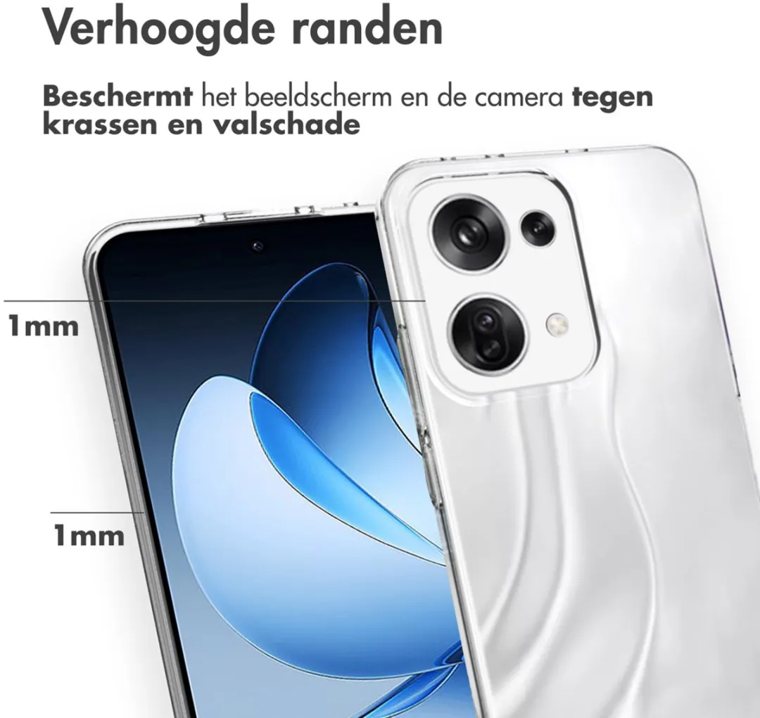 Accezz Hoesje Oppo Reno 13 - Transparant