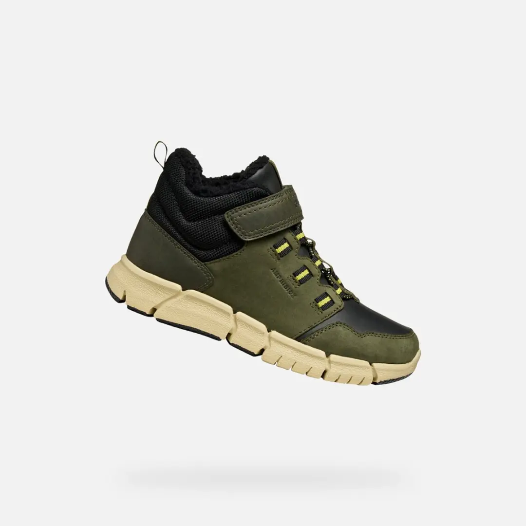 GEOX FLEXYPER ABX JONGENS - MILITAIR GROEN/ZWART - Maat 35