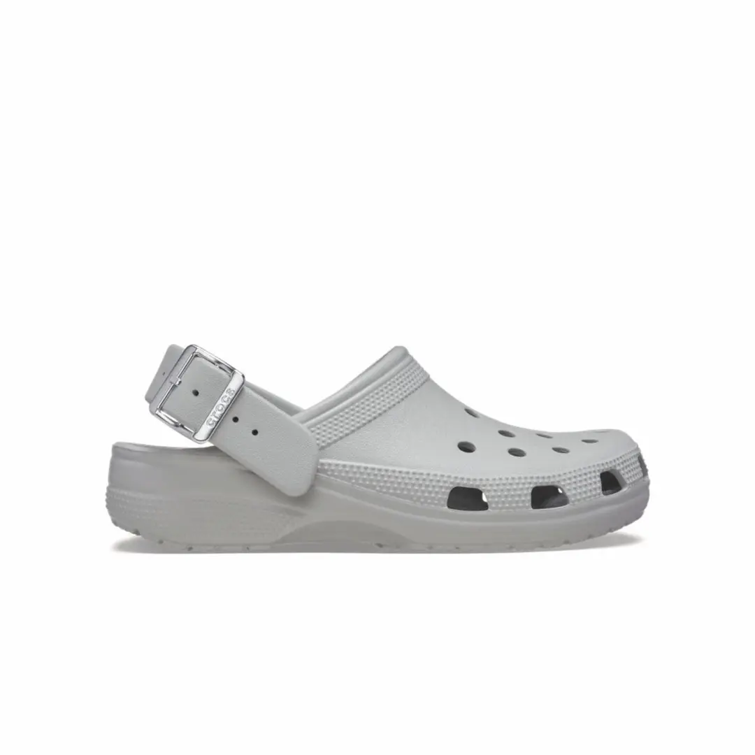Crocs Classic Metallic Buckle Klompen Grijs EU 36-37