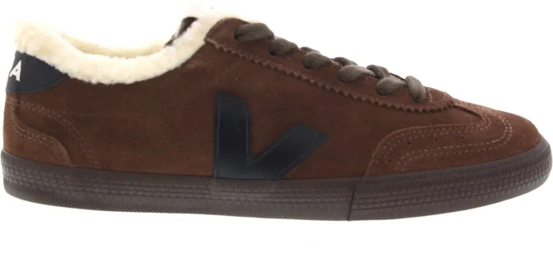 Dames Sneakers Veja Veja Volley Walnut Black Donkerbruin
