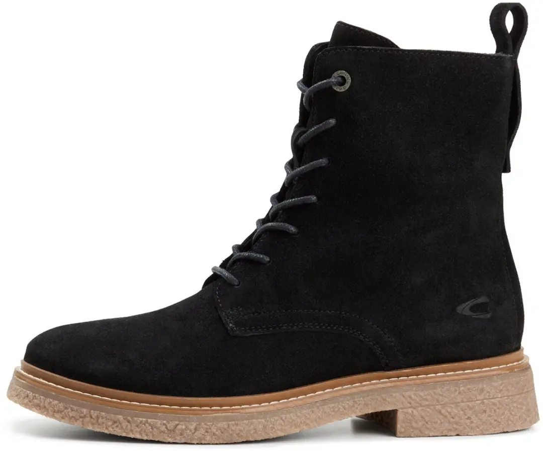 camel active Enkelboot van echt leer