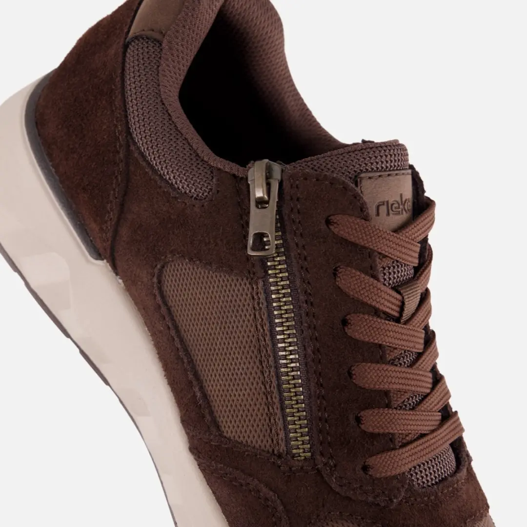 Rieker Sneakers Heren - Bruin Suede - afbeelding 3 van 4