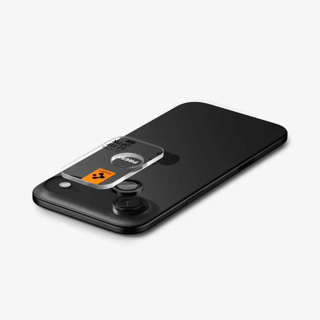 Spigen Optik Pro EZ Fit Lens Protector AGL09863 - 2 Stuks - Zwart