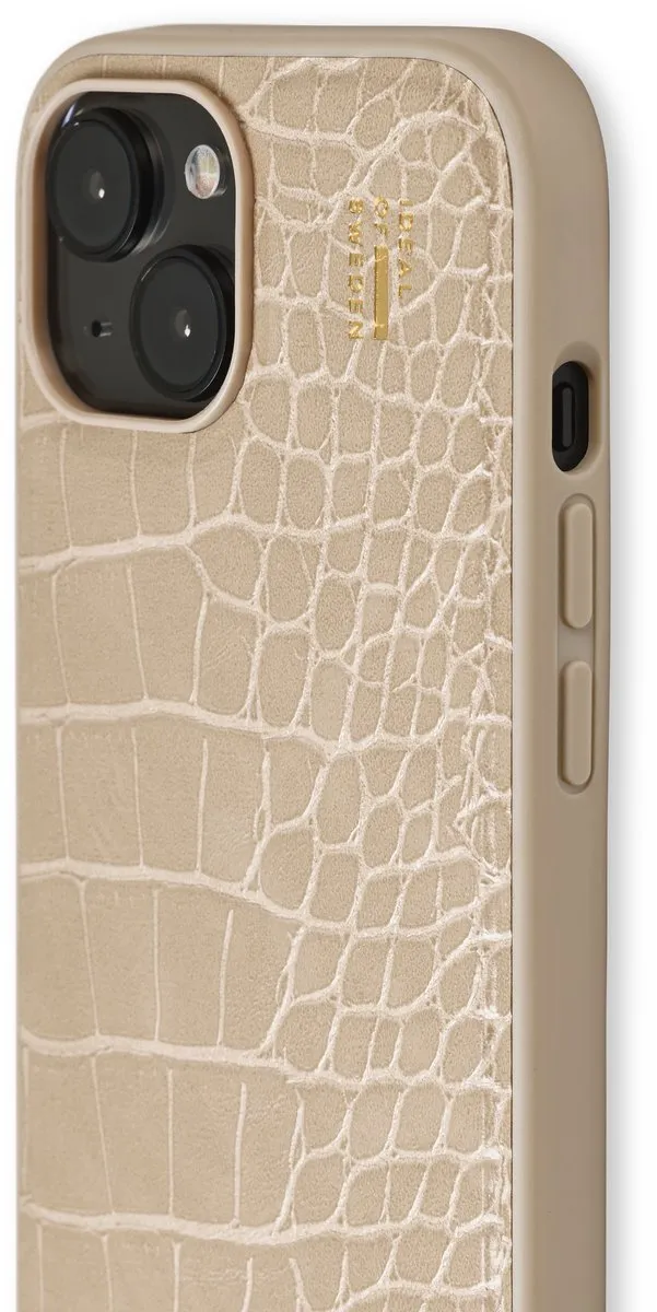 iDeal of Sweden iPhone Case MagSafe Warm Beige Croco