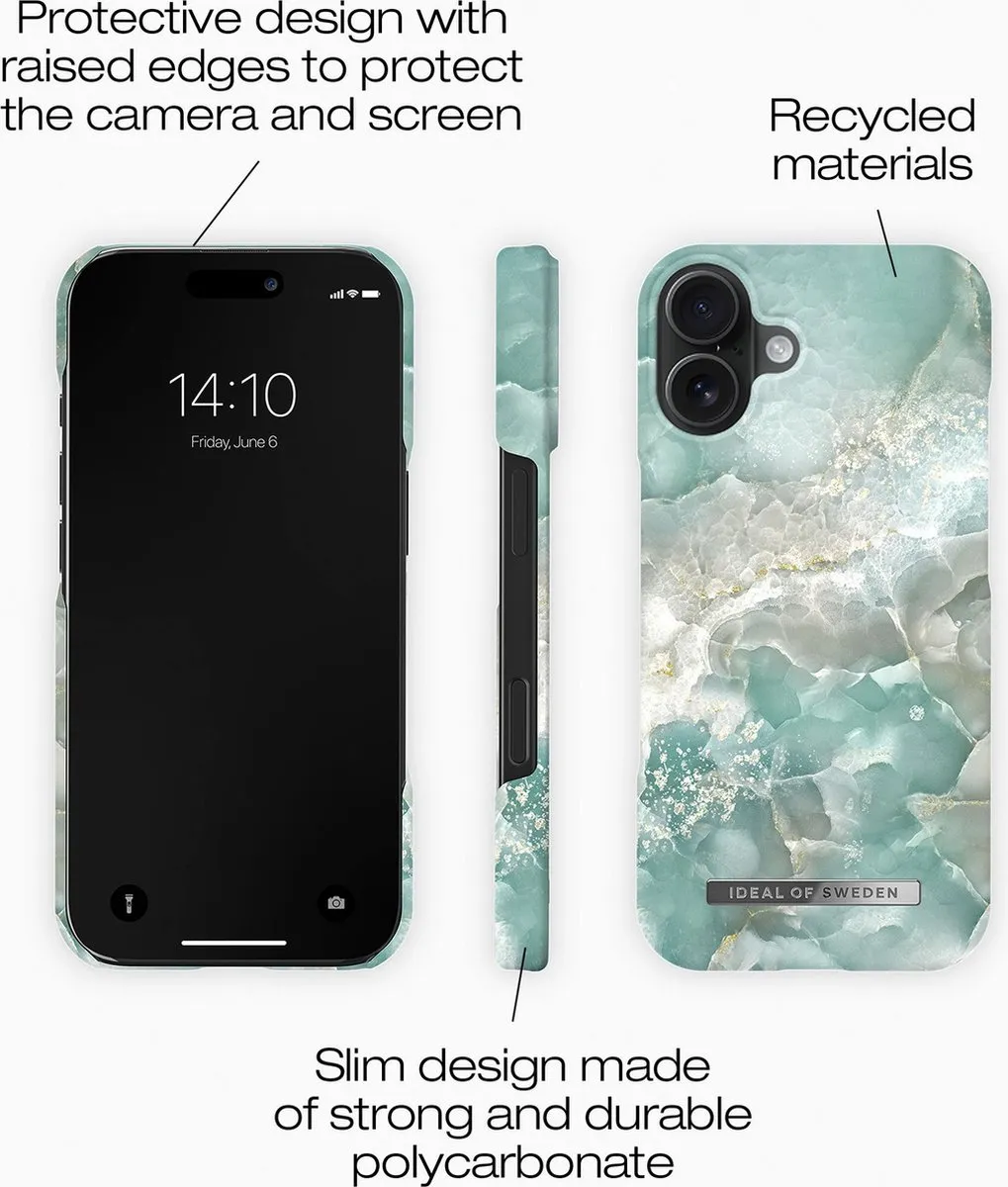 iDeal of Sweden iPhone 16 Plus Hoesje Azura Marble - IDFC-I2467-391 - afbeelding 3 van 3