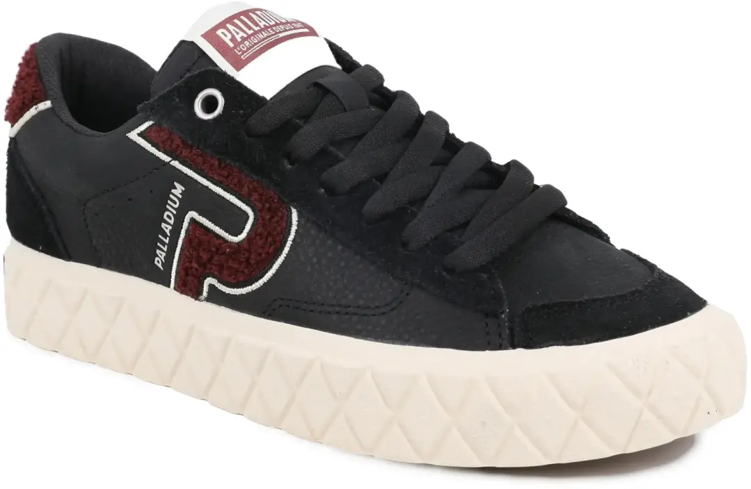 Palladium Ace Lo Mix Lth Dameslaarzen - Zwart - afbeelding 2 van 6