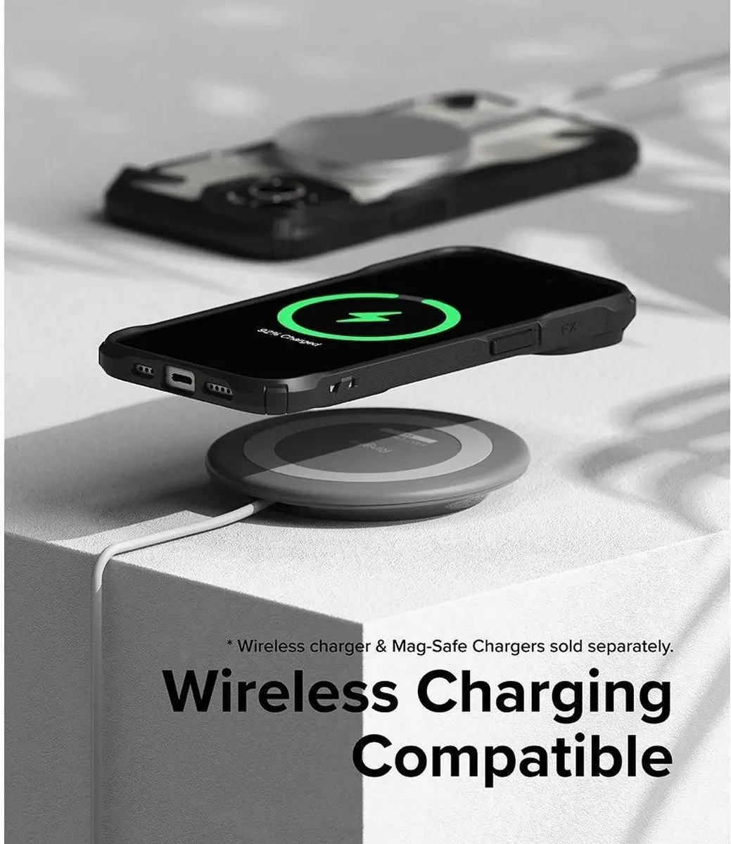 Ringke Fusion X Hoesje iPhone 15 Plus - Zwart