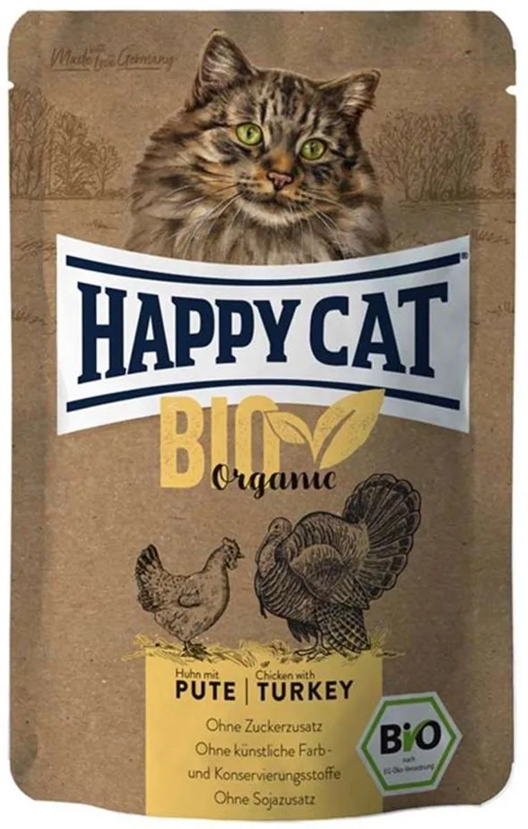 Happy Dog BIO Natvoer Kip & Kalkoen 85g