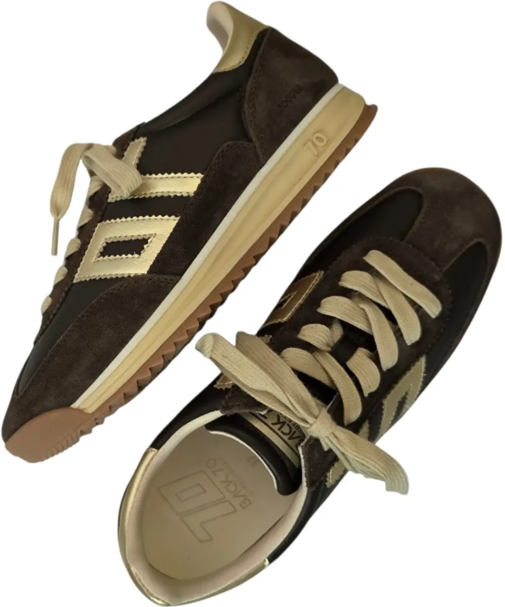 Back 70 Jogger N02 Dames Sneakers - Donkerbruin - 40 - afbeelding 6 van 6