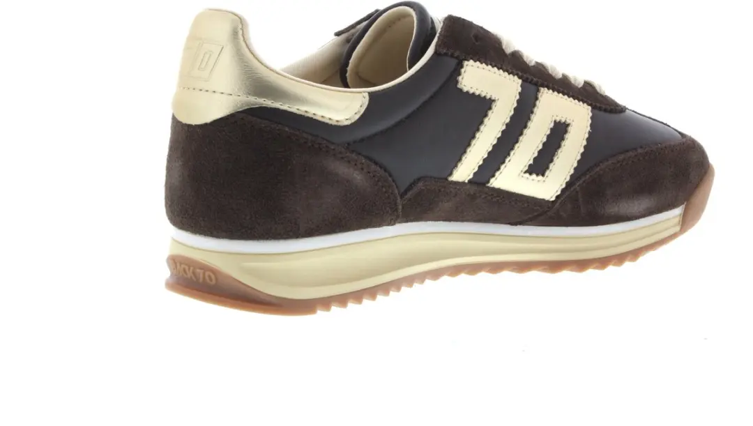 Back 70 Jogger N02 Dames Sneakers - Donkerbruin - 40 - afbeelding 4 van 6