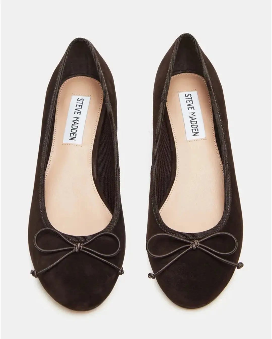 Steve Madden Cherisher Dames Ballerina's - Bruin - afbeelding 2 van 2