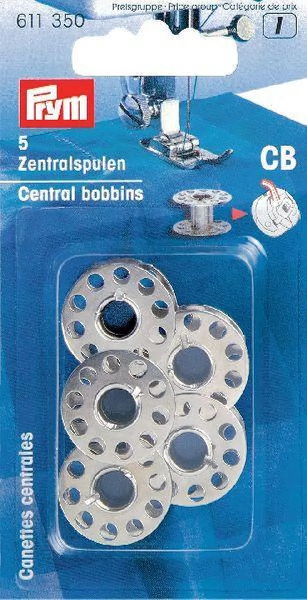 Prym CB Spoelen Metaal 5 Stuks - Geschikt voor CB Grijper