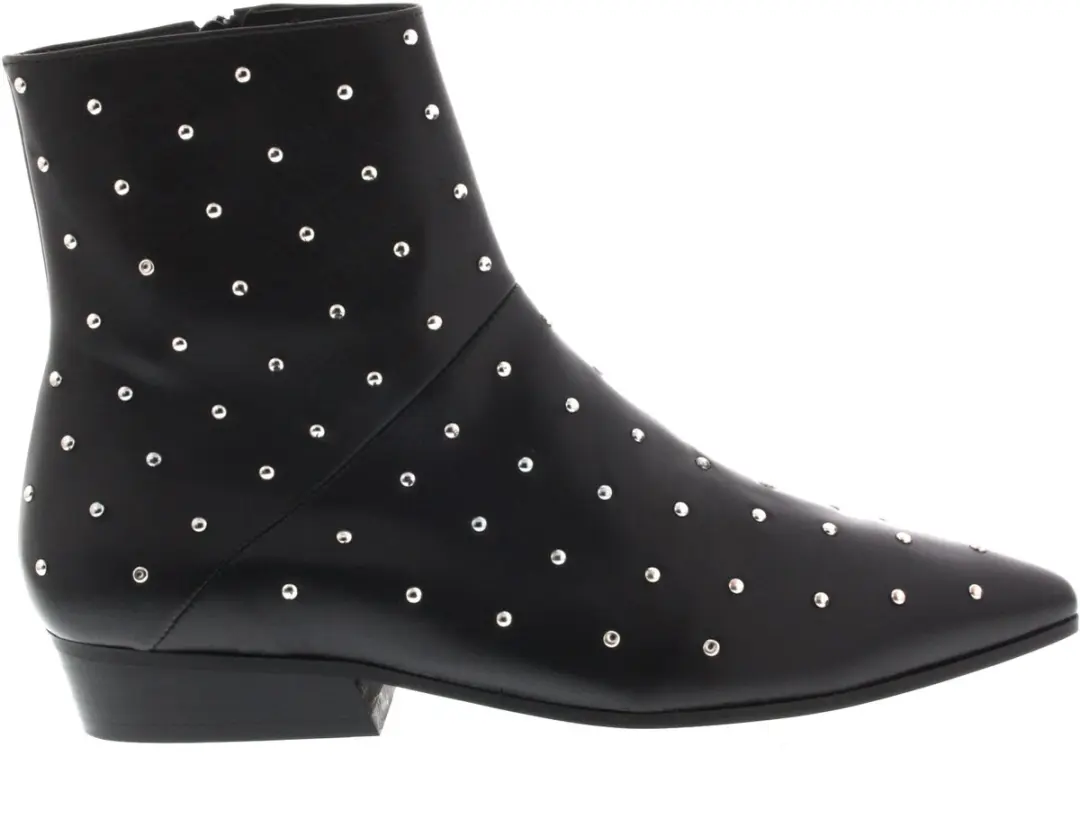 Dames Enkellaars Toral Belinda Rock Negro Zwart