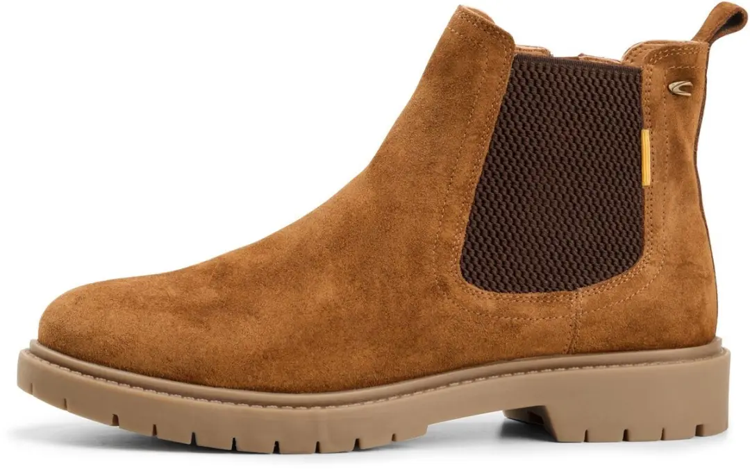 camel active Chelsea boot van echt leer