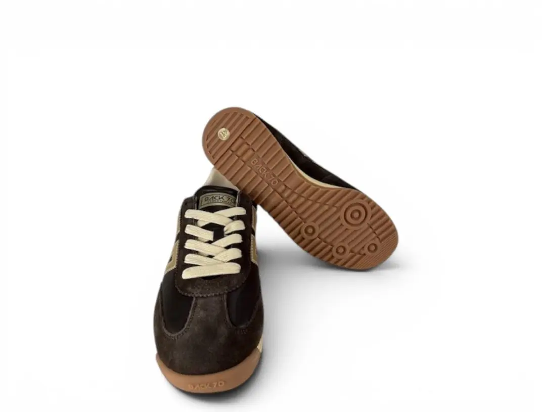 Back 70 Jogger N02 Dames Sneakers - Donkerbruin - afbeelding 3 van 6