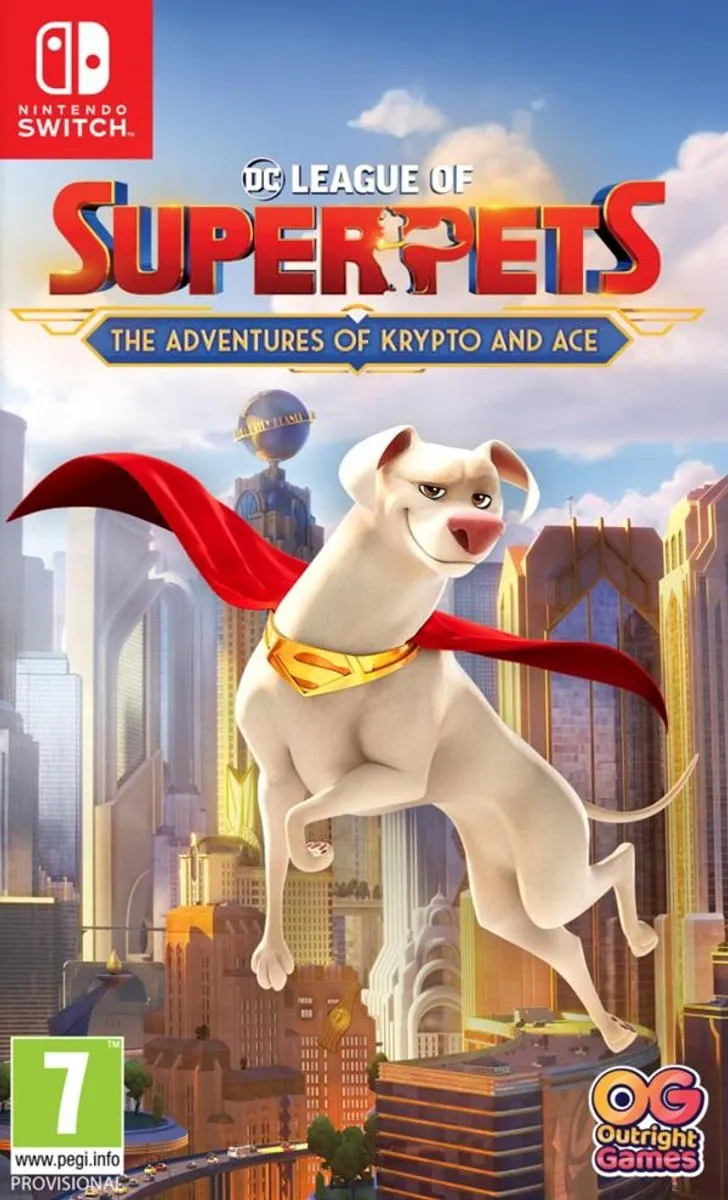 Outright Games DC League of Super-Pets Switch - Krypto & Ace